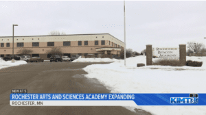 Read more about the article Rochester Arts & Science Academy to re-locate to the former Minnesota School of Business building